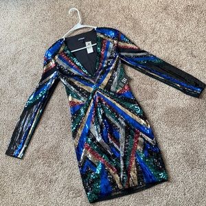 Brand New with tags sequin Homecoming dress